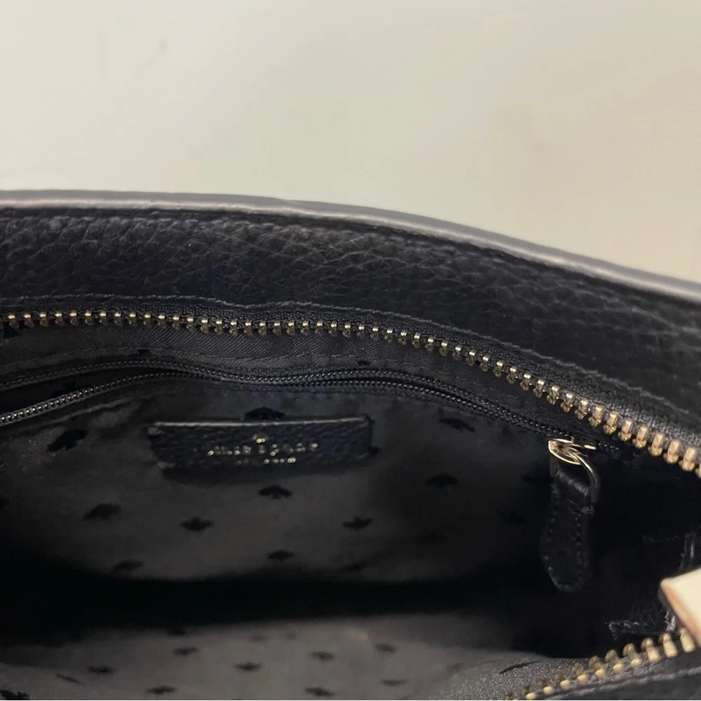 Kate Spade Leila North South Crossbody bag preppy designer quiet leather